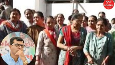 Rajkot Women protest at MLA Uday Kangar house over water shortage