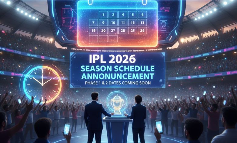 IPL 2026 માટેનું શેડ્યુલ બે તબક્કામાં જાહેર થશે! આ કારણે લેવામાં આવ્યો નિર્ણય