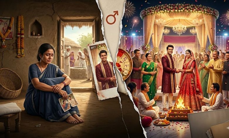 અભણ,કદરૂપી અને માંગલિક હોવાના મહેણાં મારી પરિણીતાને તરછોડી પતિએ ધામધૂમથી બીજા લગ્ન કર્યાં