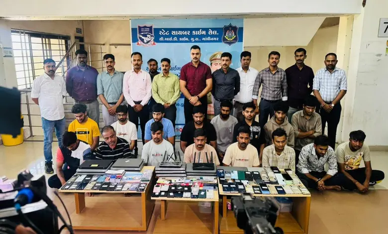 ગાંધીનગર સીઆઈડી ક્રાઈમનો સપાટોઃ 77 કરોડના મ્યુલ એકાઉન્ટ્સ રેકેટ ઝડપ્યું