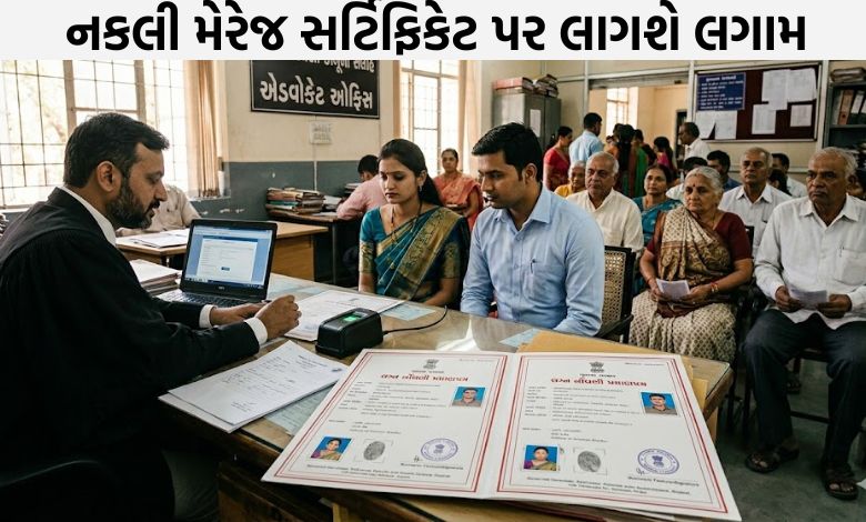 ગુજરાતમાં મેરેજ સર્ટિફિકેટમાં લગાવાશે દંપતીનો ફોટો, બાયોમેટ્રિક કરાશે ફરજિયાત, જાણો ક્યારથી થશે અમલ