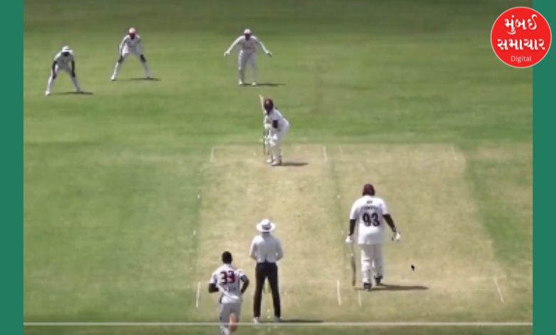 VIDEO: બોલ હેલ્મેટ પર વાગતા બેટર ઢળી પડ્યો, હેલ્મેટને મારી લાત; મેચ રદ, જાણો શું છે મામલો