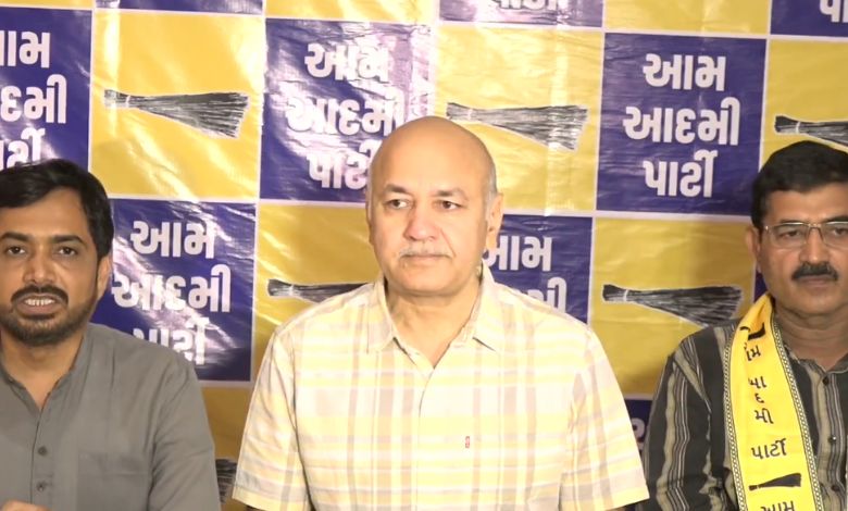 જનતા ભાજપની ગુલામ નથી, હવે પરિવર્તન નક્કી છેઃ રાજકોટમાં મનીષ સિસોદિયાનું નિવેદન