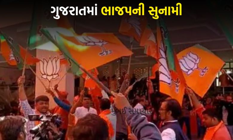 ગુજરાતમાં સ્થાનિક સ્વરાજયની ચૂંટણીમાં ભાજપે 6642 થી વધુ બેઠક  જીતી, વિપક્ષોનો સફાયો