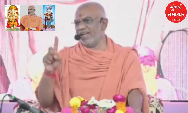 સ્વામિનારાયણ સાધુનો લવારોઃ ગણપતિ અને ઘનશ્યામ મહારાજ માસિયાઈ ભાઈ થાય, વીડિયો વાયરલ