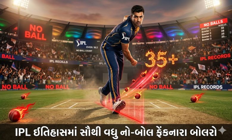 આઇપીએલમાં સૌથી વધુ નો બૉલ ફેંકનારા પાંચ બોલર્સમાં પહેલા નંબરે છે...