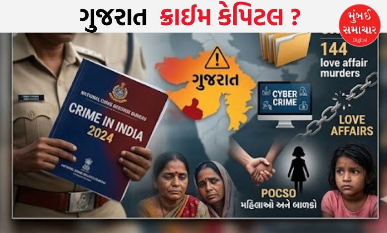 દેશભરમાં પ્રેમ પ્રકરણને લગતી હત્યાઓમાં ગુજરાત ટોપ પર, ગુજરાતમાં ગુનાખોરીનું વધતું પ્રમાણ ચિંતાજનક