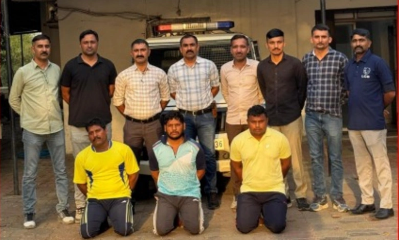 સુરત ગ્રામ્ય LCBની મોટી કાર્યવાહી: 1.33 કરોડની ચોરી કરનાર ‘મોહનીયા ગેંગ’ના ત્રણ સાગરીત ઝડપાયા
