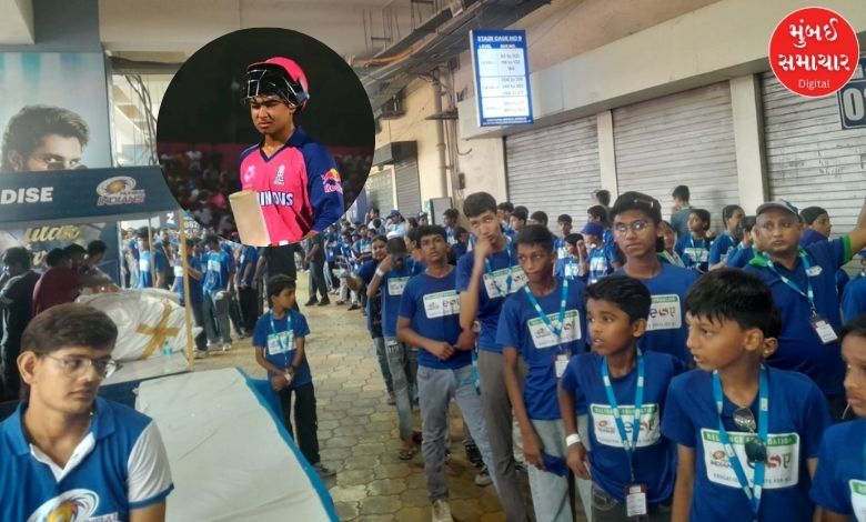 વાનખેડેમાં ટીનેજ સ્ટાર વૈભવને જોવા આવેલા હજારો વિદ્યાર્થીઓએ નિરાશ થવું પડ્યું