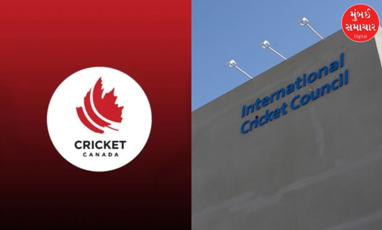 ICC એ કેનેડા ક્રિકેટ બોર્ડ પર પ્રતિબંધ મૂક્યો