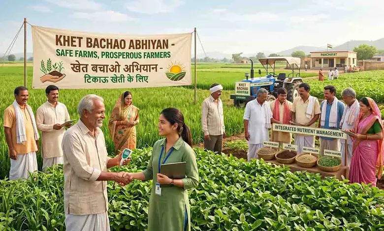 ગુજરાતમાં શરૂ કરાયું  ખેત બચાવો અભિયાન, રાસાયણિક ખાતરનો વપરાશ ઘટાડવા અપીલ