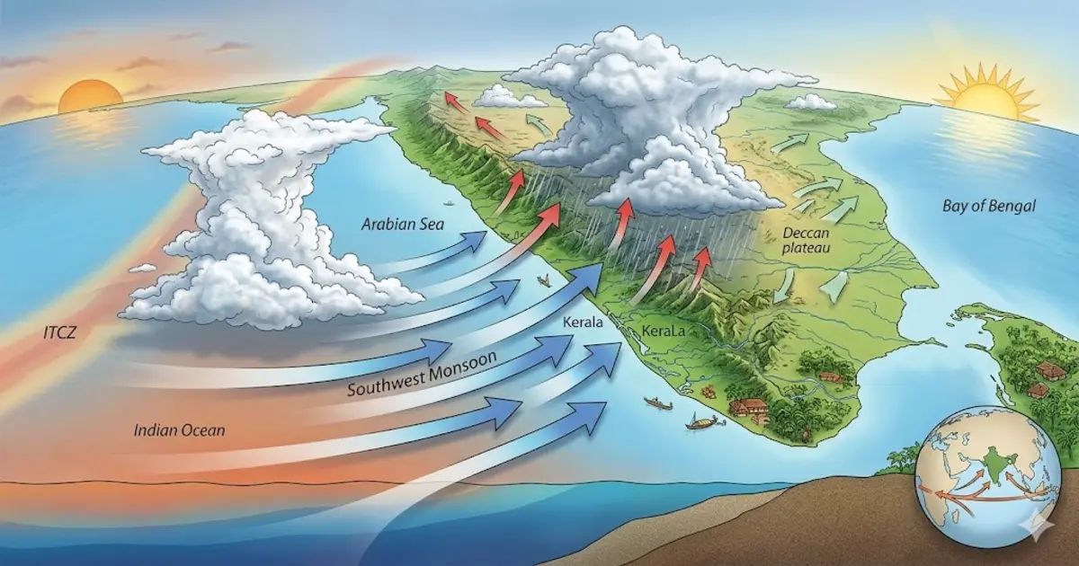 Monsoon Science: દેશમાં ગમે ત્યાંથી ચોમાસું કેમ શરૂ નથી થતું? જાણો દર વર્ષે કેરળના દરિયાકાંઠે જ કેમ થાય છે પહેલો વરસાદ