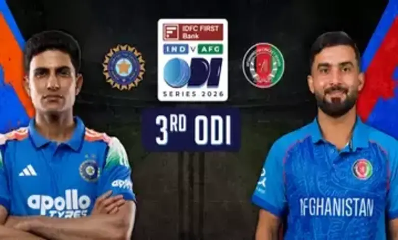 અફઘાનિસ્તાન 218 રનમાં ઑલઆઉટઃ ગિલ-કિશનના હાથે બે બૉલમાં બે રનઆઉટ