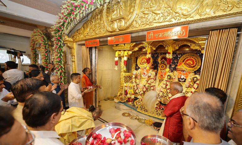 અમદાવાદ જગન્નાથ મંદિરમાં ભક્તિપૂર્ણ વાતાવરણમાં સંપન્ન થયો નેત્રોત્સવ
