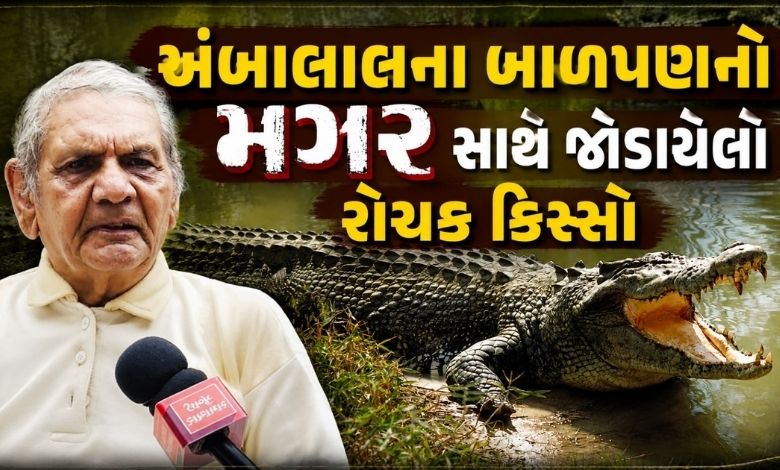 અંબાલાલ પણ નાના હતા ત્યારે મગર સાથે રમેલા! આત્માનું અસ્તિત્વ છે કે નહીં તેની શોધમાં વ્યસ્ત