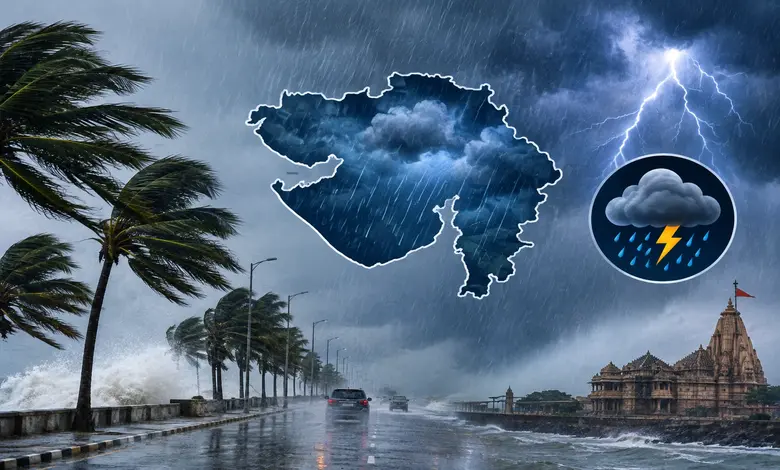 ગુજરાતના આ 5 જિલ્લામાં ભારે વરસાદની આગાહી, અમદાવાદમાં વરસાદ પડશે કે નહીં ?