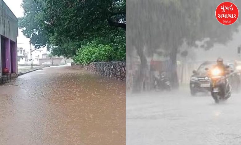 મધ્ય ગુજરાત પર મેઘરાજા મહેરબાન, બે કલાકમાં અઢી ઇંચ વરસાદથી પાણી જ પાણી
