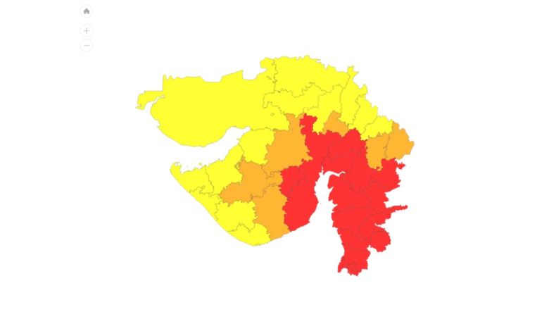 ગુજરાતમાં ભારેથી અતિભારે વરસાદની આગાહી, આજે આ જિલ્લાઓમાં રેડ એલર્ટ જાહેર