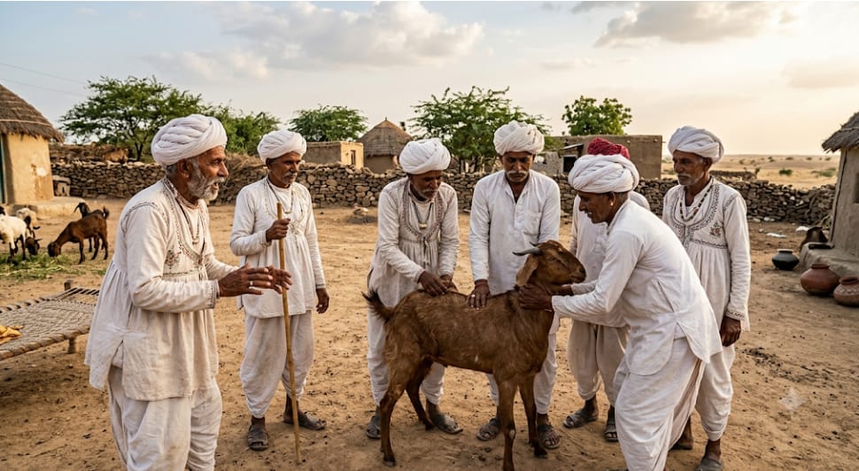 કચ્છની અનોખી લોકવિદ્યા: 'બકરી ધુણાવવાની પરંપરા' અને ચોમાસાના એંધાણ