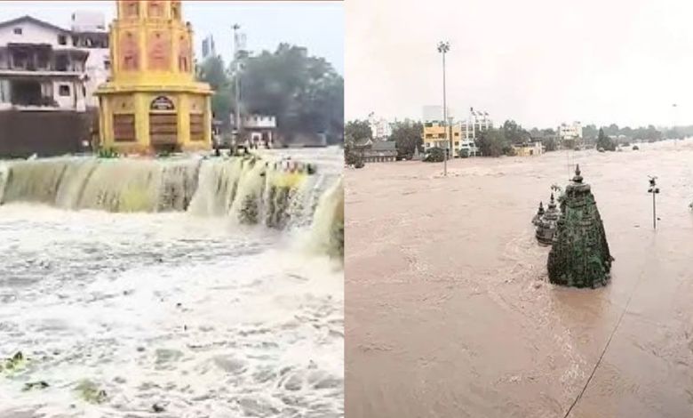 નાશિકમાં મુશળધાર વરસાદથી ગોદાવરી નદીમાં પૂર, પુલ તૂટતો અનેક ગામનો સંપર્ક તૂટ્યો