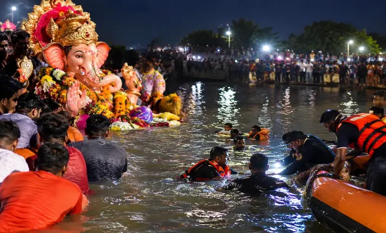 સૌરાષ્ટ્રના ક્યા શહેરમાં ગણેશ વિસર્જનમાં 4 ડૂબ્યા, નિયમોને અવગણીને રાત્રે ગયેલા