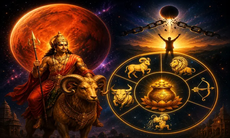 ગ્રહોના સેનાપતિ મંગળ કરશે ગોચર, ત્રણ રાશિના જાતકો માટે શરૂ થશે અચ્છે દિન, જોઈ લો તમારી રાશિ પણ છે ને?