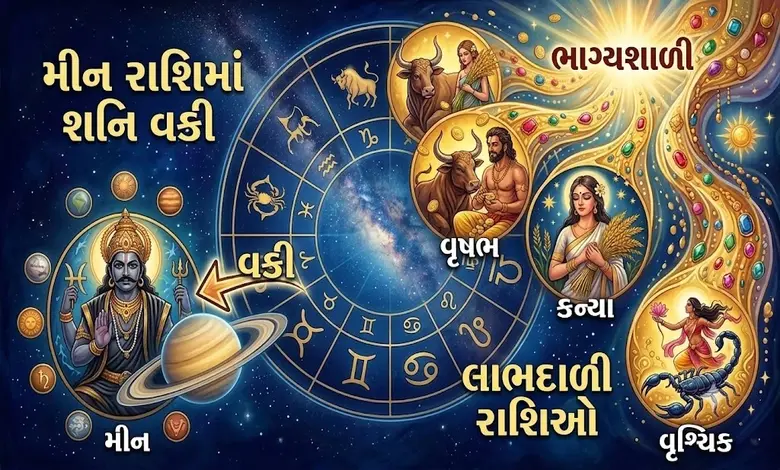 મીન રાશિમાં શનિ વક્રી! 92 દિવસ સુધી આ ચાર રાશિના જાતકો જીવશે રાજા જેવું જીવન...