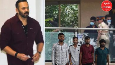 મુંબઈ પોલીસ ક્રાઇમ બ્રાન્ચ અને રોહિત શેટ્ટીના જુહુ નિવાસસ્થાન પર ગોળીબારની તપાસ.